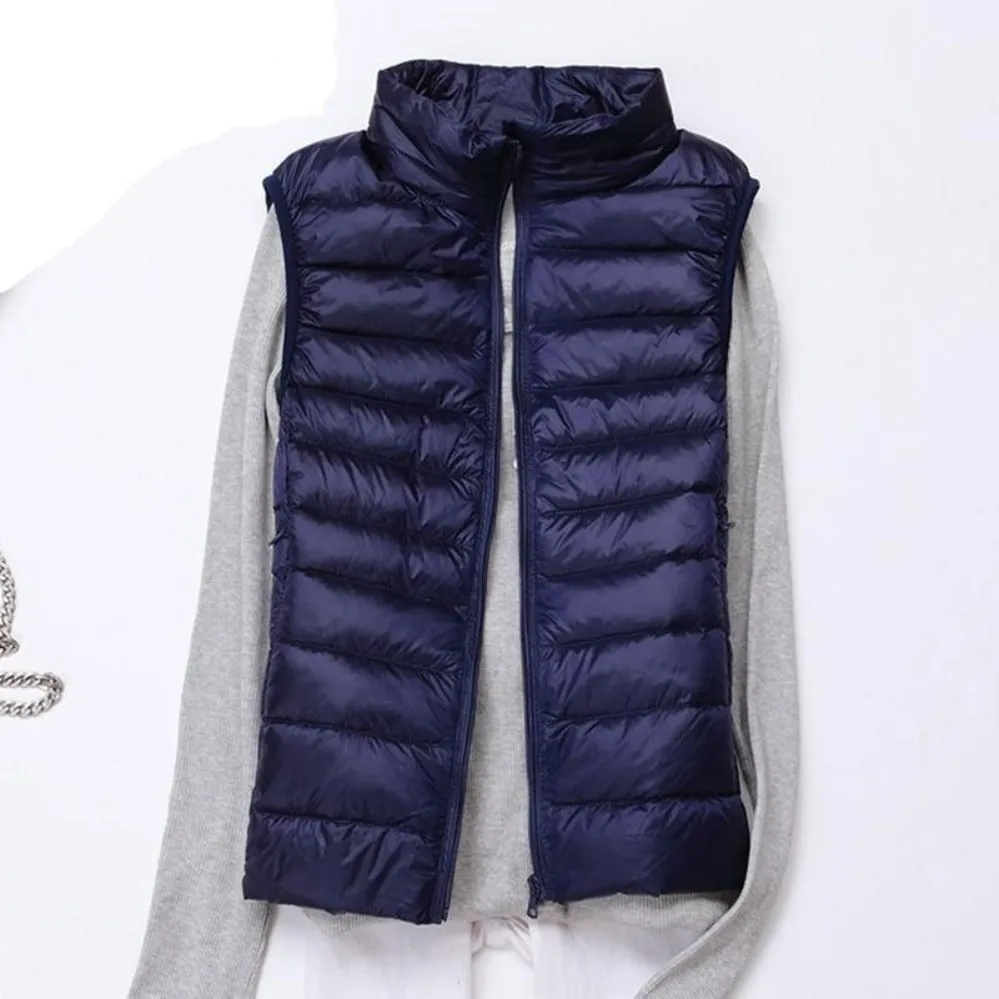 Sleeveless Ultralight Down Warm Coat