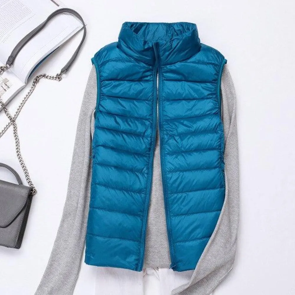Sleeveless Ultralight Down Warm Coat