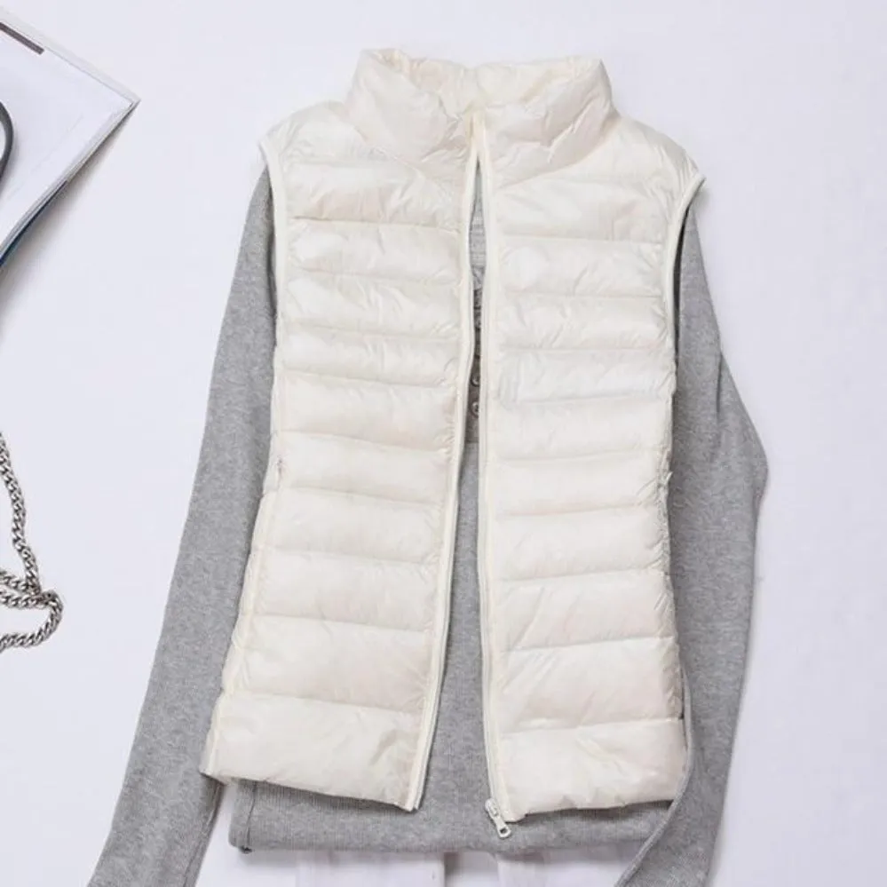 Sleeveless Ultralight Down Warm Coat