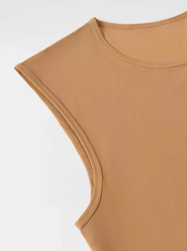 Slip Dress - Almond