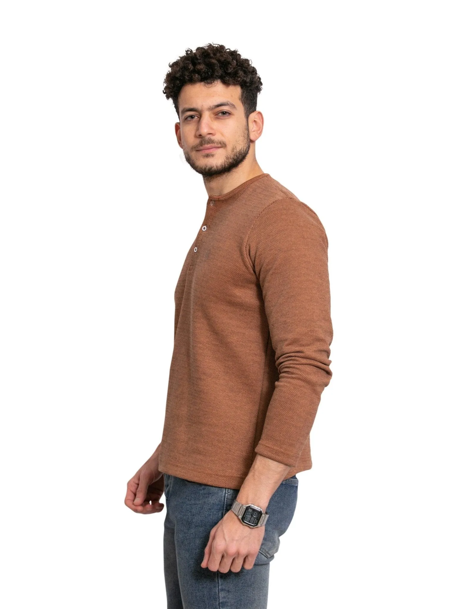 Snaky Mango Henley