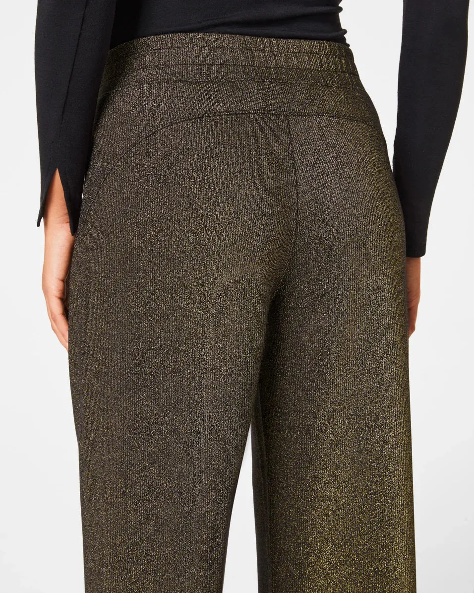 SPANX - AIRESSENTIALS WIDE LEG SHIMMER PANT
