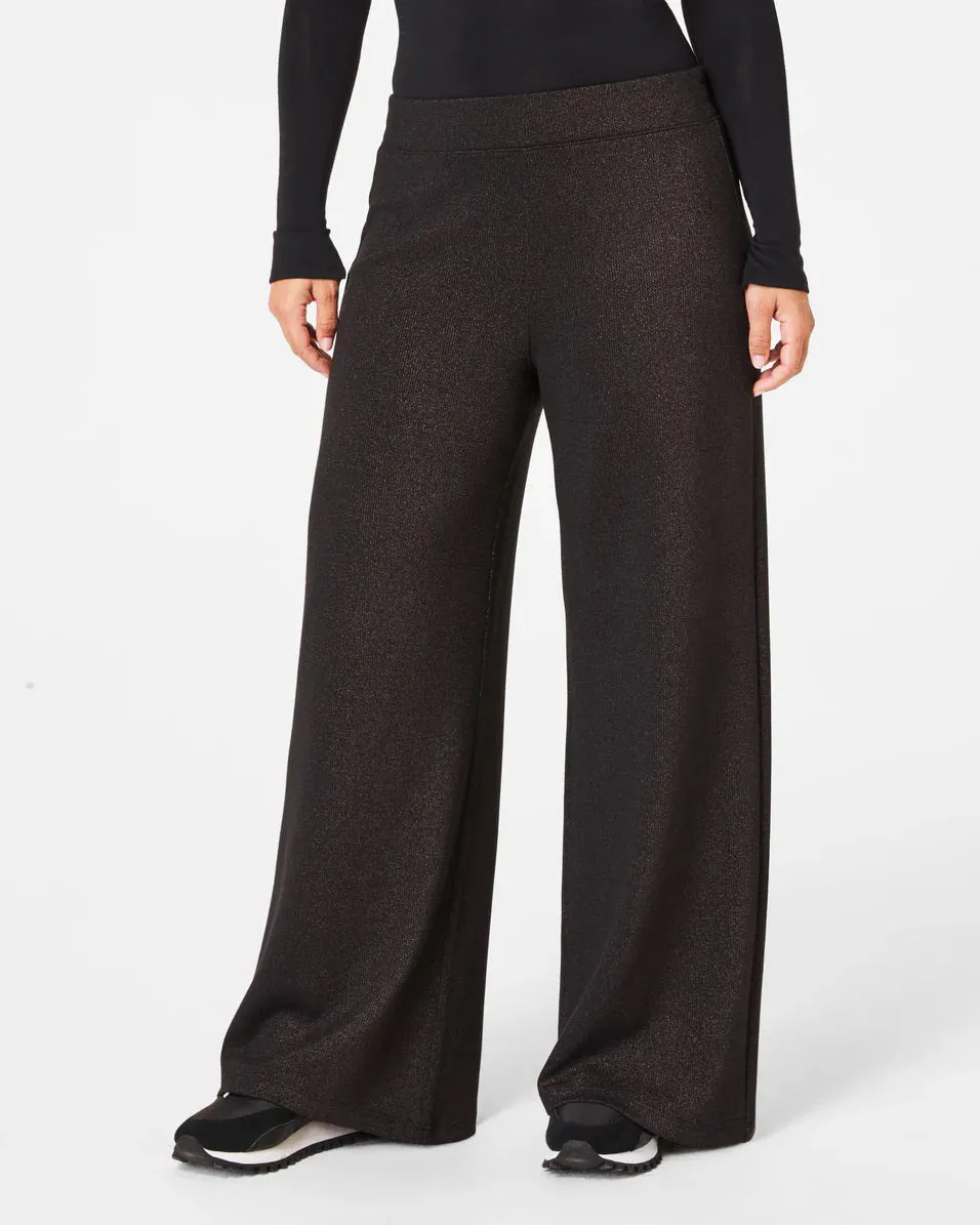 SPANX - AIRESSENTIALS WIDE LEG SHIMMER PANT