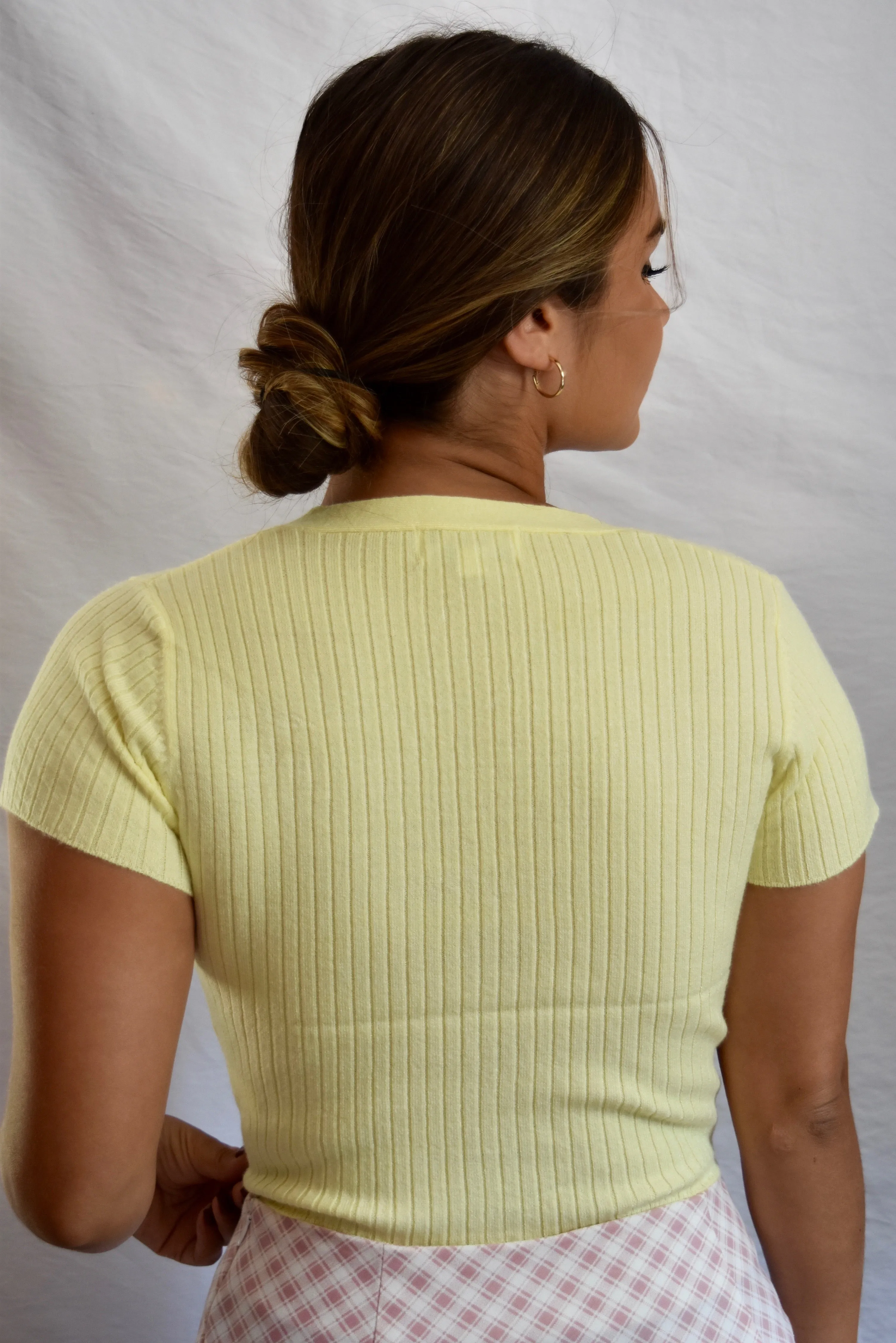 Sweet but Chic Crop Lemon