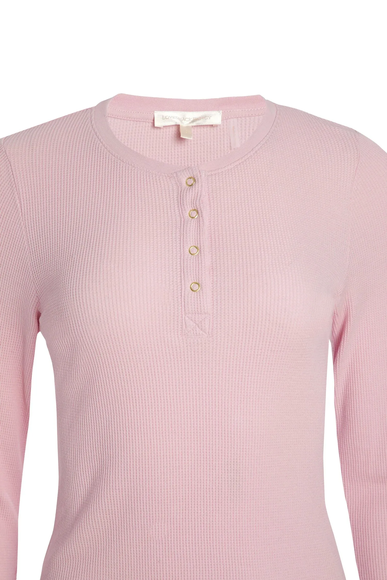 Thelia Waffle Knit Henley