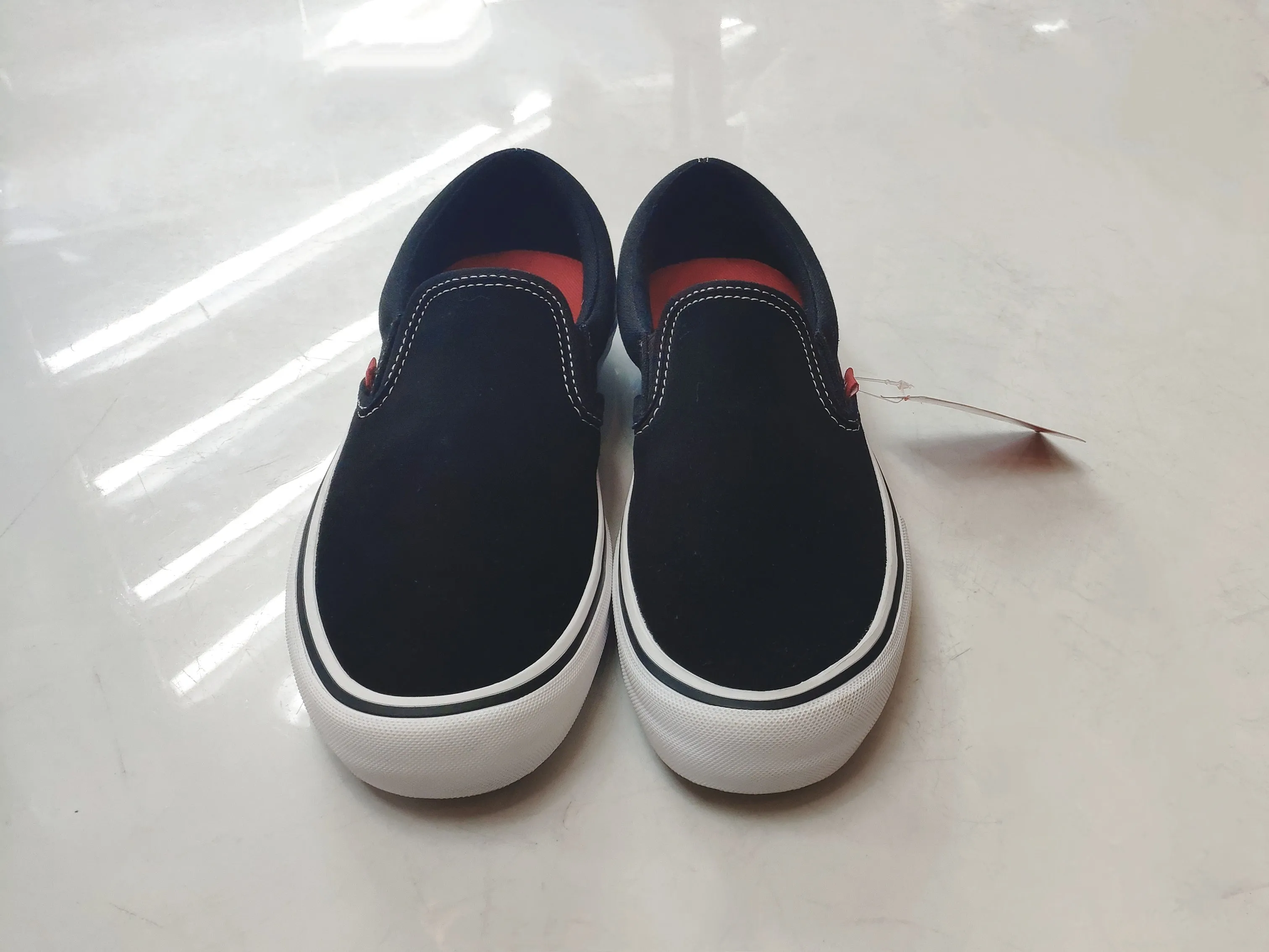 Tênis Vans Skate Slip-On Pro Black White  / Preto 34BR