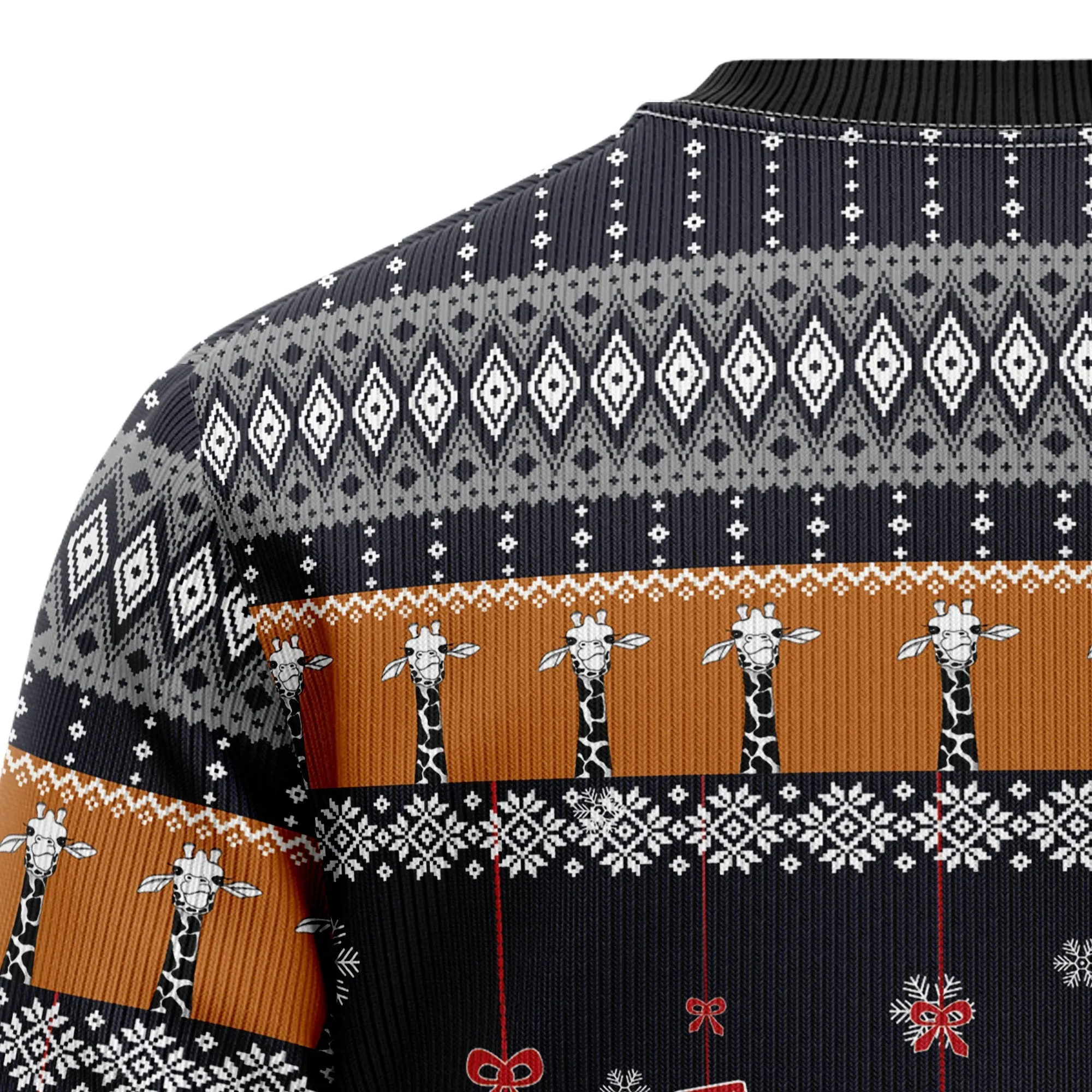 Ugly Sweater JulesRoche All-Over-Print Wool Blend Christmas Pullover