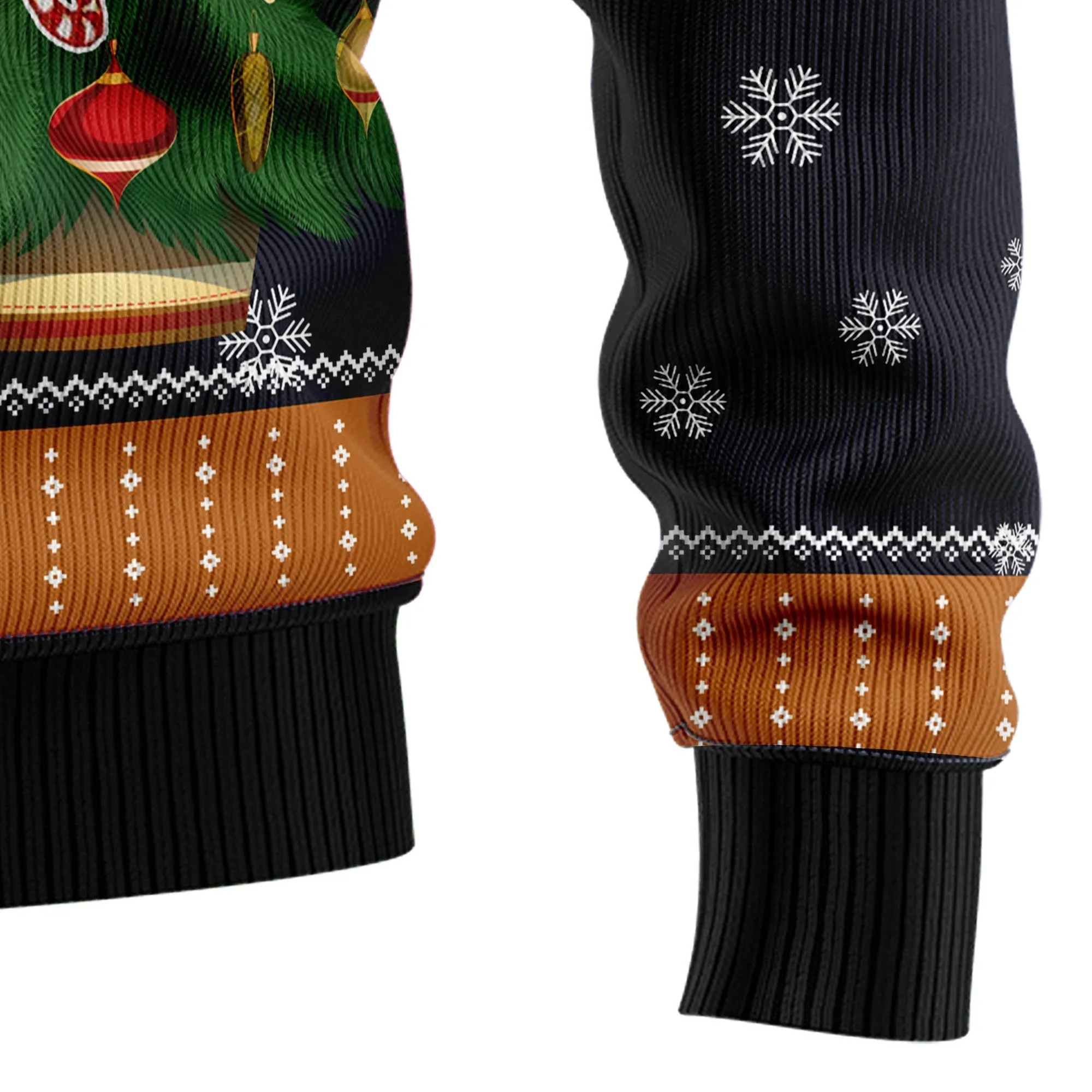 Ugly Sweater JulesRoche All-Over-Print Wool Blend Christmas Pullover