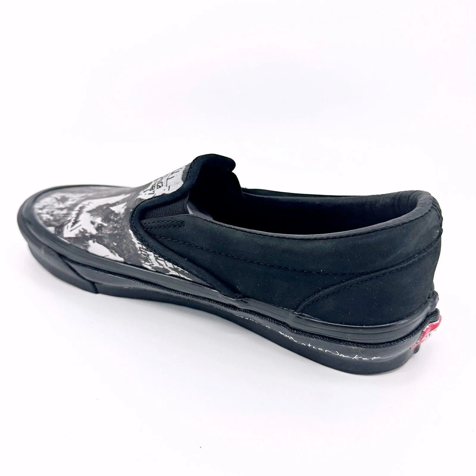 Vans Vault OG Classic Slip On (Jim Goldberg) Black Wall Mens Sneakers