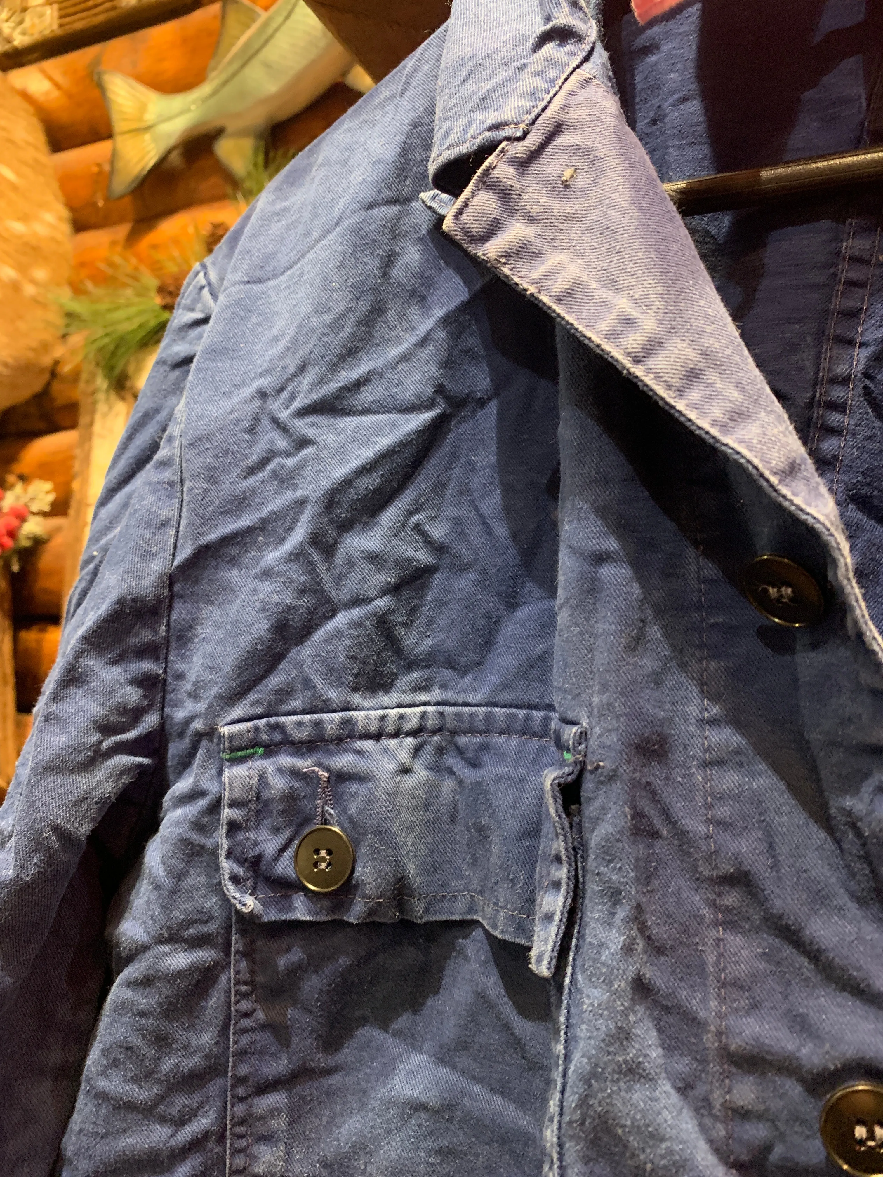Vintage French Chore Jacket, Small