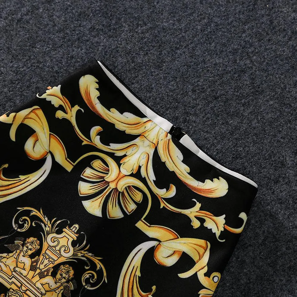 Women Midi Slip Hip Skirt