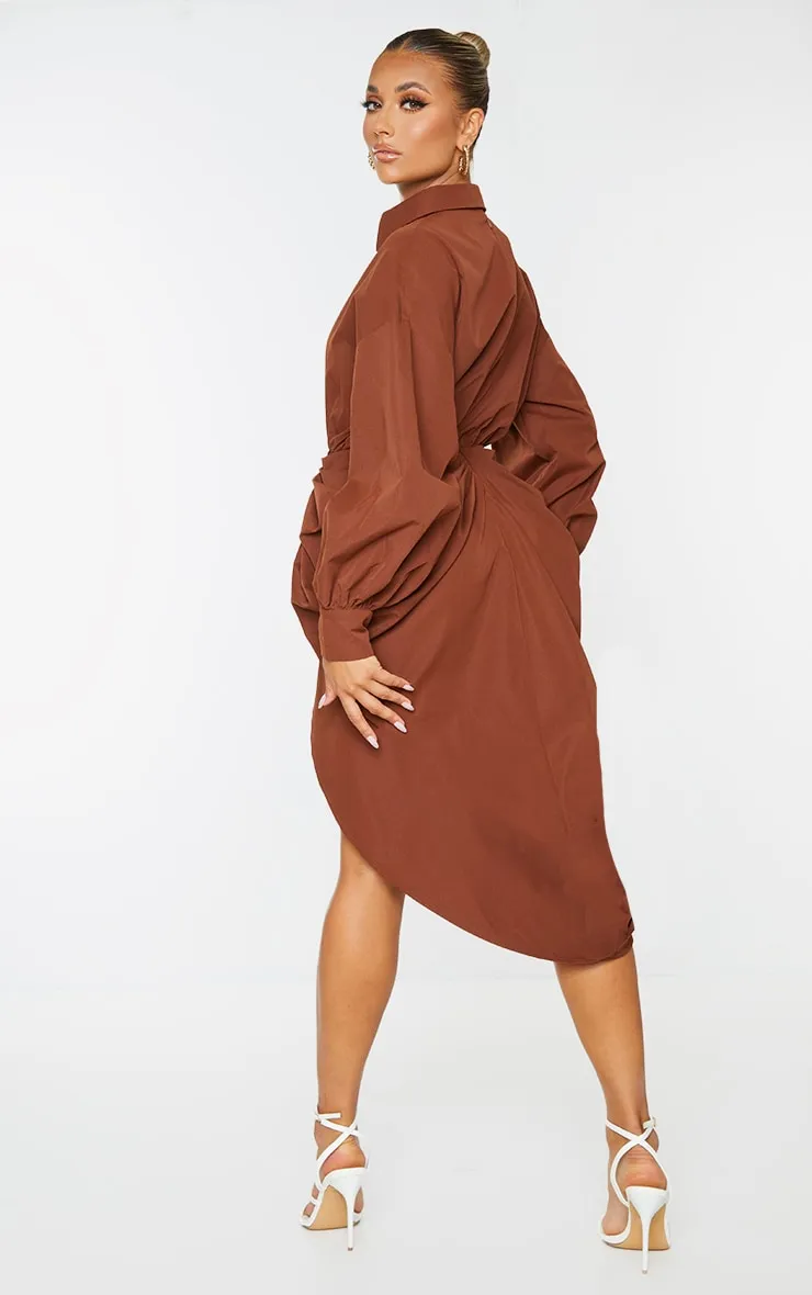 Women's Black Long Sleeve Mini Dress
