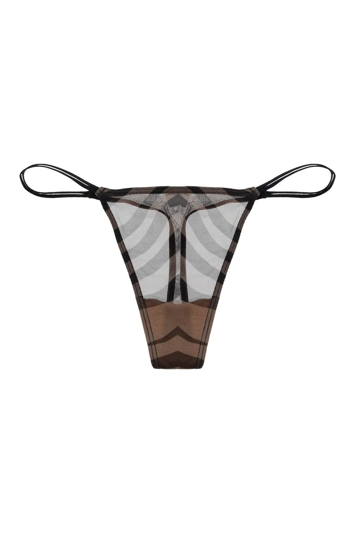 Women's Ecru Animal Print Panty
