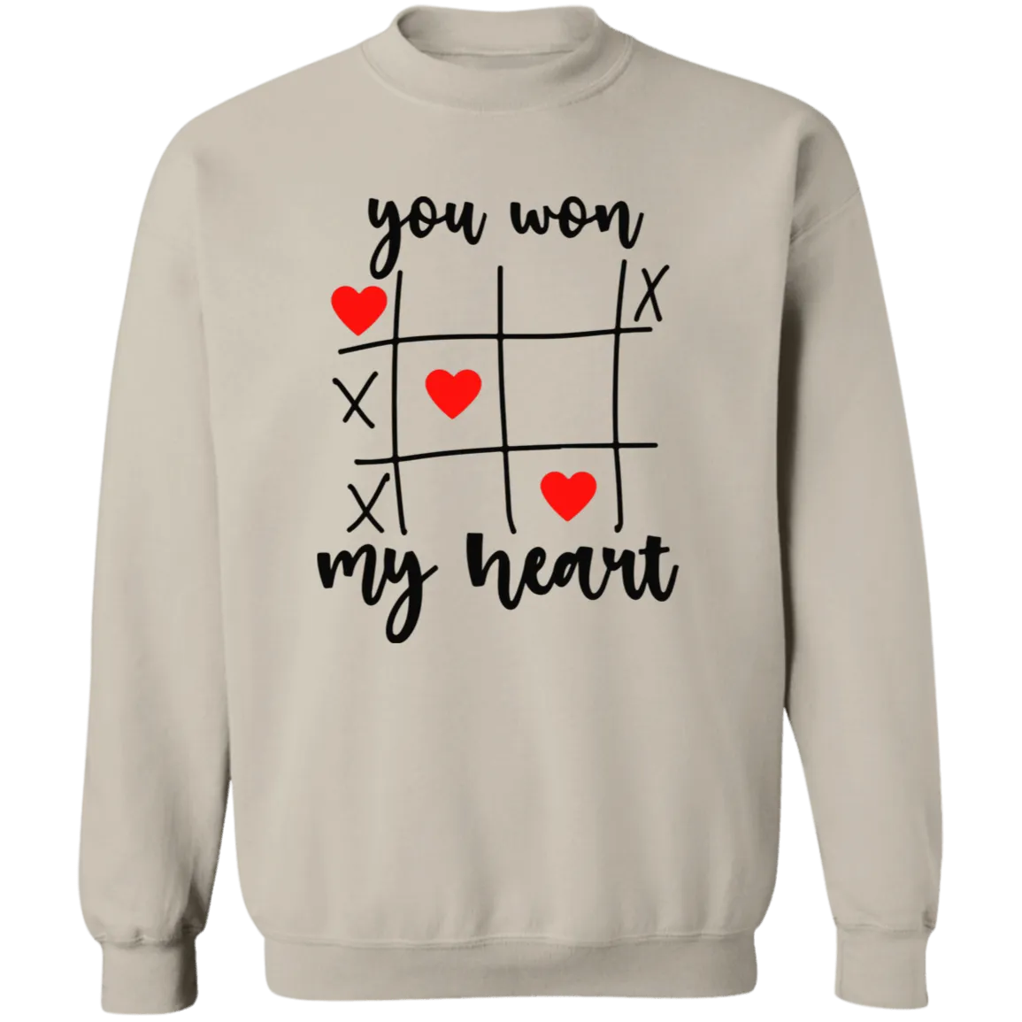 You Won My Heart Crewneck  Sweatshirt